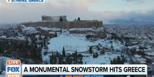 Monumental storm: Greece, Turkey paralyzed by feet of snow