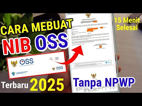 CARA MENDAFTAR NIB TANPA NPWP 2025, CARA MEMBUAT NIB ONLINE, CARA MEMBUAT NIB DI OSS TERBARU