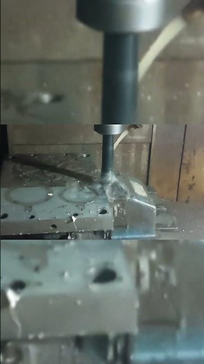 CNC Face Milling on Injection Mold Plate | Clean & Precise Finish #FaceMilling