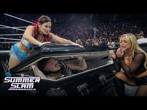 IYO SKY vs "Dirty" Dominik Mysterio: Casket Match! (WWE SummerSlam 2026 Highlights)