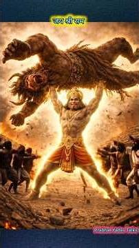 Pavansut vs Demon | Divine Power of Lord Ram | Epic Bhakti Short 🔥