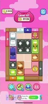Cat Escape & Cat Away – Level 47 Walkthrough | Sliding Cat Puzzle 🐱📦