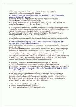 2024 PECT PREK4 Module 1 2 3 Exam New Latest Version with All Questions from Actual Past Exam