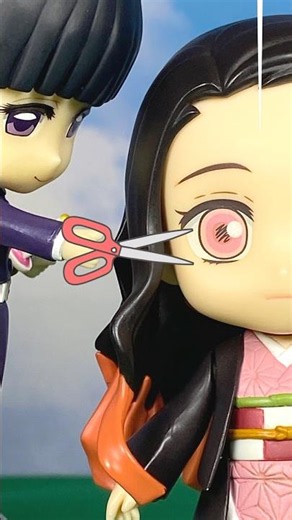 【Demon Slayer】Nezuko gets her hair cut by Kanao Tsuyuri⁉︎ #demonslayer #kimetsunoyaiba #bangbangbang