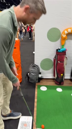 Dave Sherwin on Instagram: "Bought this. Excellent training aid and replicates the Phil Mickelson drill but with diminishing hole sizes. #9putt #pgashow Also love the size, fits my practice area well."