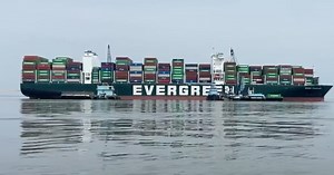 Up close with Ever Forward: Massive cargo ship stuck on Chesapeake Bay for a month