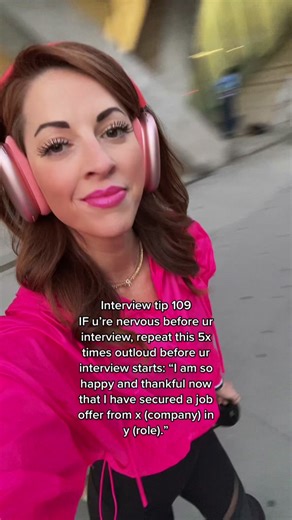 Feeling like you have it before you actually do can sometimes make all the difference 🫶🏻 #interviewtipsandtricks #interviewaffirmations #remotejobs #howtogethired #interviewskills #successmindset #careercoach #beckypappas