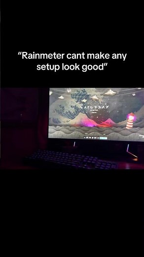 stream setup #pcsetup #pcgaming #rainmeter #gaming #pcs #pcbuild #pc