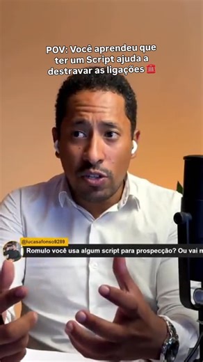 Rômulo Freitas | Marketing e Vendas | Método Pódium on Instagram: "Tenha um Script para fazer suas Ligações!☎️ É isso que vamos desenvolver juntos no WORKSHOP DESTRAVA LIGAÇÕES ☎️ Quarta Edição - 21 de Janeiro - 13h - R$149,90 🔗 Link na Bio!"