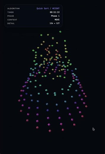 This is what "Quick Sort" at 100% looks like... ✨