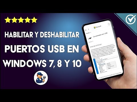 Cómo Habilitar y Deshabilitar los Puertos USB en Windows 7,8 y 10 de mi PC o Laptop