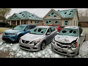 Chaos in Colorado Today! Huge Hail Storm Slams Colorado Springs & Denver