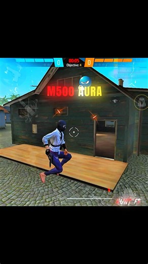 Hunt ff M500 1v4 CLUTCH! 🔥💀#huntff #freefire #handcam #smartphone #freefireclipes