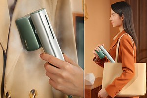 Ce repasseur / défroisseur vapeur (portable) tourne à 90 degrés pour s'adapter à tous les tissus et toutes les positions