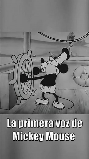 The first voice of Mickey Mouse was Walt Disney