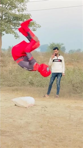 Back flip spider-Man viral video TikTok ￼