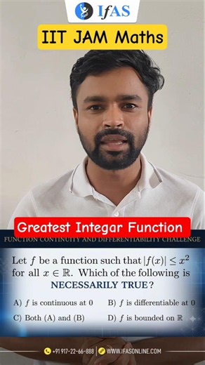 Greatest Integar Function | Real Analysis | IIT JAM Maths
