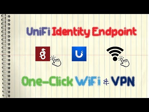 Ubiquiti UniFi Identity Endpoint One-Click WiFi & VPN