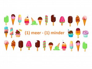 (1) meer - (1) minder