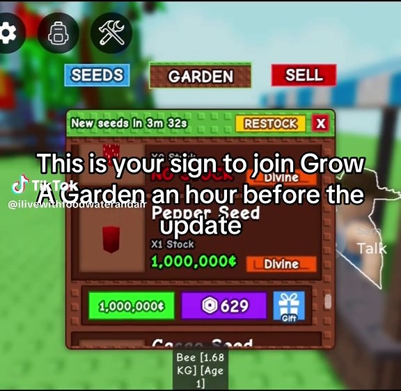 Join Grow A Garden Before the Update!
