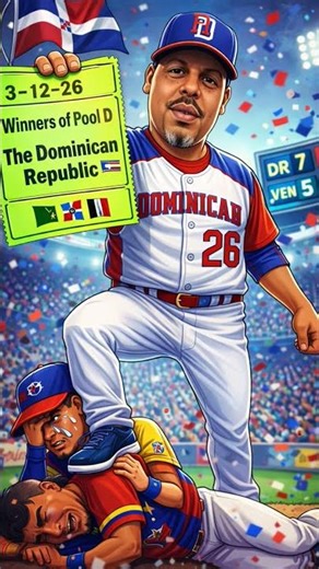 3-12-26Winners of Pool DThe Dominican Republic 🇩🇴 #wbc #mlb #dominicanrepublic