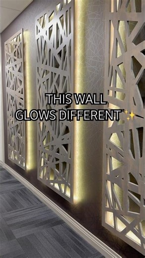 THIS WALL GLOWS DIFFERENT ✨ #homedecor #interiordesign