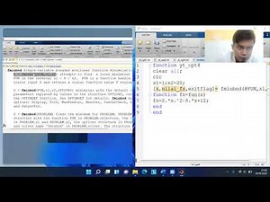 Optimasi 1 Variabel dengan Fminbnd di Matlab