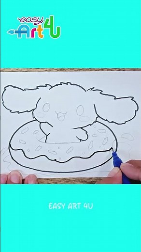 draw this CINNAMOROLL in seconds ☁️