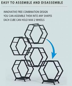 [Hot Item] Industrial-Style Wheel Rim Display Rack High-Strength Material