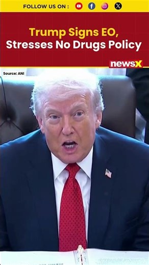 Trump Signs Executive Order on Marijuana: Warns Kids Against Drugs, Smoking, Drinking