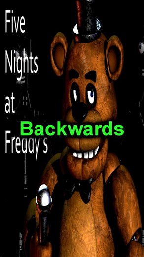 FNAF "Five Nights at Freddy's" Death music sounds much creepier when it's reversed