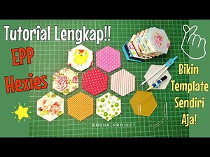 Tutorial EPP Hexies #hexies #quilts #EPP #quilting #hexagon