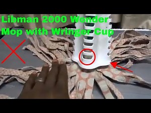 ✅ How To Use Libman 2000 Wonder Mop with Wringer Cup Review