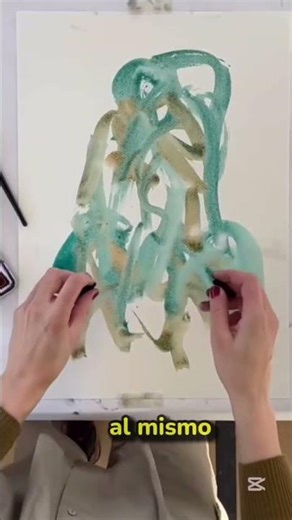 This Artist Never Looks at the Paper 😳🎨 (And the Result Is Insane) #shorts