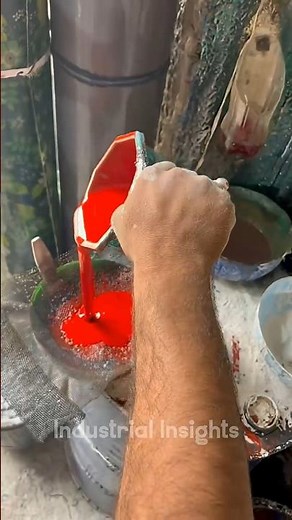 Fiber Sheet Production & Color Coating Process | Inside Factory #shorts