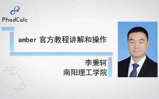 天玑算-科研服务丨amber入门课程（1）：amber官方教程讲解和操作