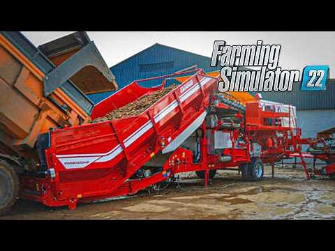 Potato Farming, Washing, Storing on Farming Simulator 22