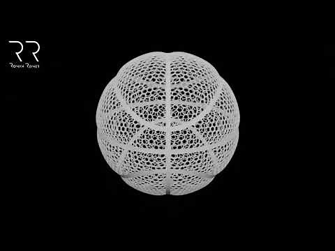 How to design a 3D printable 🏀 Lattice Basketball with Grasshopper