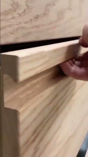 DIY Wood Drawer Pulls: Say Goodbye to Handles #DIYDrawerPulls #Woodworking #FurnitureUpgrade
