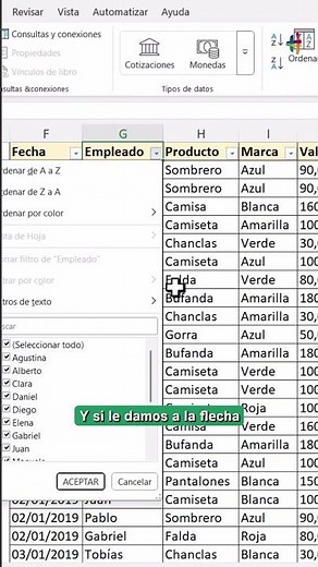 Use these keyboard shortcuts to quickly filter in Excel