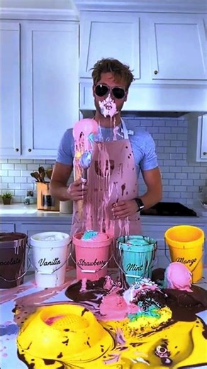 **Epic Giant Ice Cream Fail 😂🍦 Viral Dessert Kitchen Explosion!**