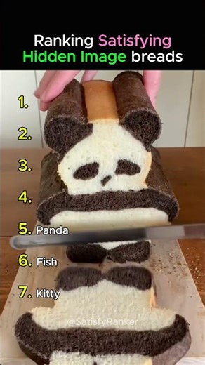 Satisfying Hidden Image Bread Cut | Kawaii Character Loaf Reveal