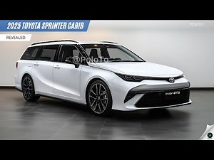 2025 Toyota Sprinter Carib Revealed - A 4WD station wagon with incredible capacity?