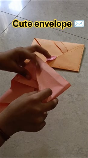 cute envelope ✉️✉️ #diypaper #papercraft #paper envelope #shorts #ytshorts #craftidea #paperdiyidea