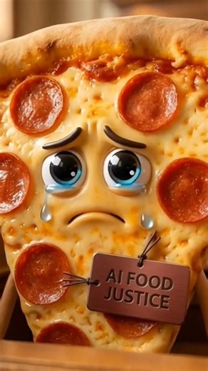 Talking AI: Pepperoni Slice Charged With Heart Risk #shorts #youtubeshorts #viral
