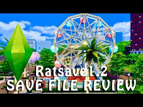 Sims 4 Save File Review |A Realistic and Diverse Save File! | Ratsave 1.2 | Sims4
