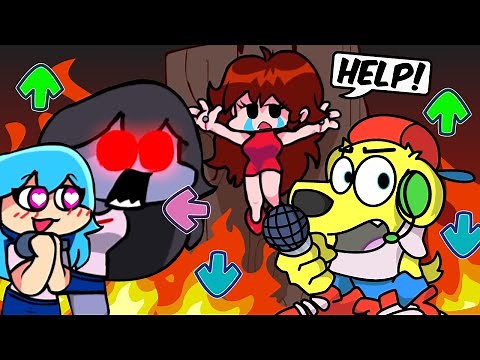 Friday Night Funkin CRAZY FANGIRL MOD... FNF Mods #1