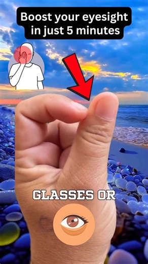 Fitness | Weight Loss | Back Pain | Can you really improve your eyesight without glasses? 👁️ Try this simple yet powerful thumb pressing technique rooted in acupressure! Just... | Instagram