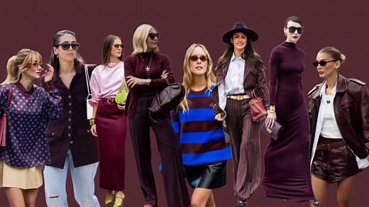 El burdeos es el color del otoño y estas son las 5 formas de combinarlo, según las expertas