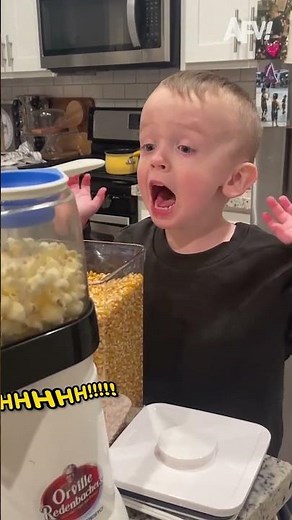 Breaking My New Year’s Resolution... already LOL 🍿😅 #funny #scare #kids #parenting #newyear #afv